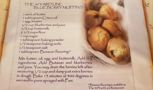 The 50 Yard Line Blueberry Muffins