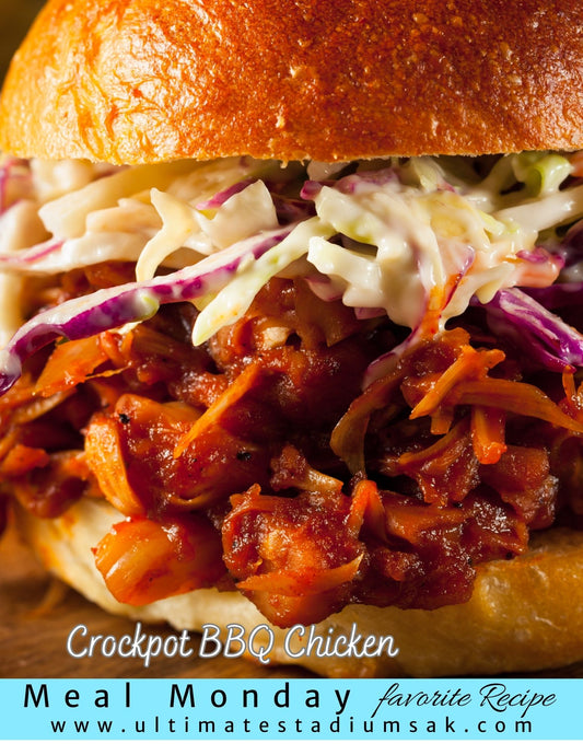 Meal Monday: Crock Pot BBQ Chicken – Comfort for Fall Nights 🍂🏈