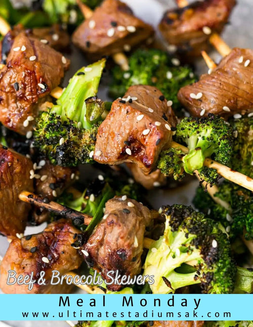 MEAL MONDAY: Beef & Broccoli Skewers