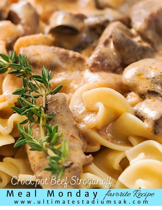 Meal Monday: Score Big with Crock Pot Beef Stroganoff 🏅🥘