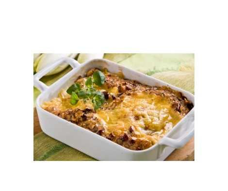 Open Face Enchilada Casserole