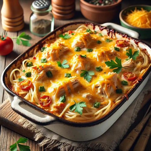 The BEST Chicken Spaghetti