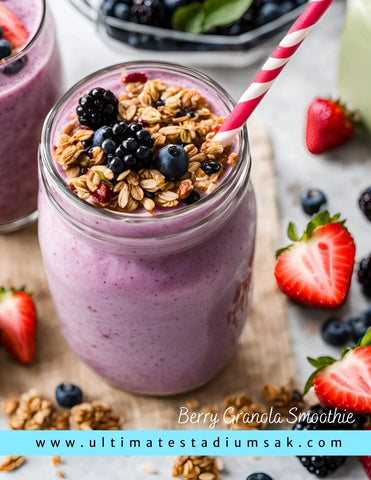 Meal Monday: Berry Granola Smoothie