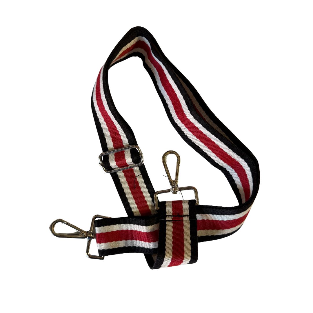 Deluxe Sak Strap - Red, Black & White Stripe - Outdoor Gear