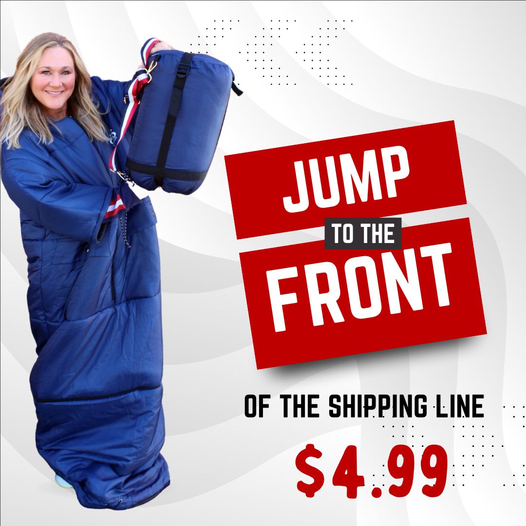 Jump to the front of the Shipping Line - Front