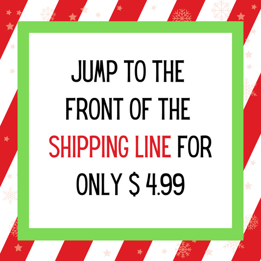 Jump to the front of the Shipping Line - Front