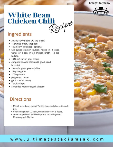 White Bean Chicken Chili + The Return of Our Ultimate