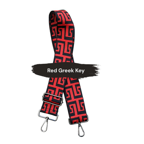 Sak STRAPS - RED GREEK KEY