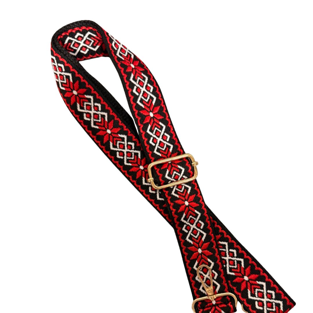 Sak STRAPS - SCARLET/ BLACK