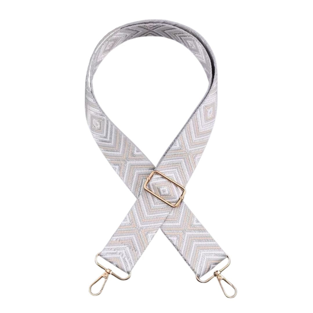 Sak STRAPS - Silver/ Cream