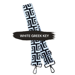 Sak STRAPS - WHITE GREEK KEY