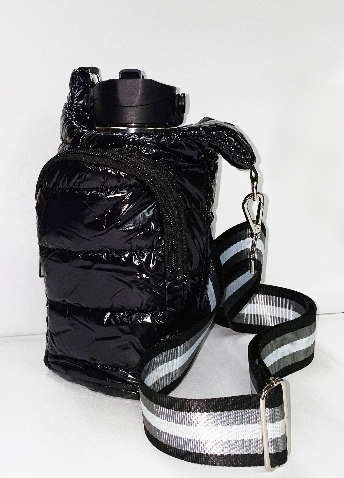 Water Bottle Sling Bag - Black